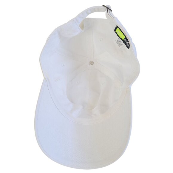 Nike Hat Cap Strap Back White Black Swoosh Embroidered Casual Men's Adjustable - Picture 7 of 12